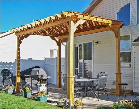 Treated Pine Vintage Classic Free Standing Pergolas Pergolas By