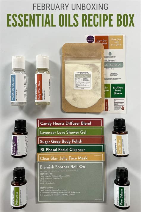 May Simply Earth Essential Oil Recipe Box The Crafty Blog Stalker