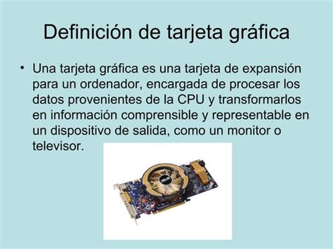 Tarjetas Graficas PPT