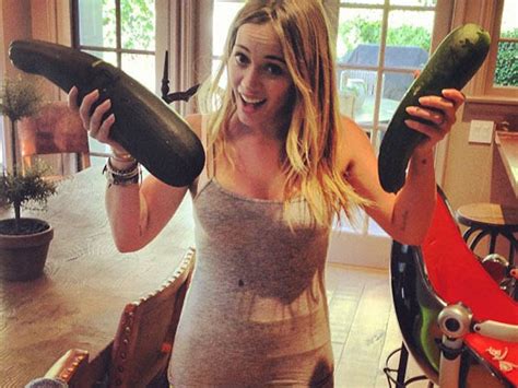 Hilary Duff Veggie Dildo DrunkenStepFather