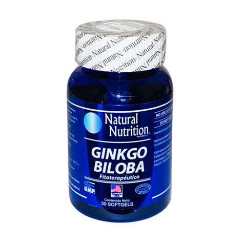 Ginkgo Biloba Frasco X C Psulas Blandas Naturalmente