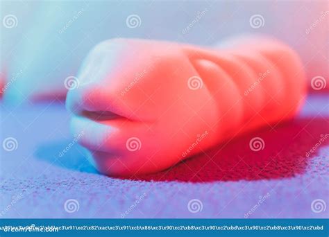 Close Up Of Male Sex Toy Realistic Vagina Masturbator Stock Image Image Of Natural Concept