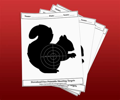 Printable Shooting Targets and Gun Targets • NSSF - Worksheets Library