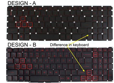 Acer Nitro 5 AN515 AN515-51 Series Laptop N17C1 US Layout Keyboard – PC ...