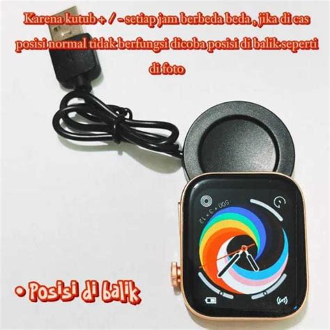 Jual Kabel Charger Smartwatch T500 Series 7 X7 Charger Hiwatch
