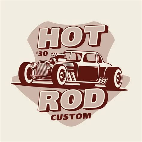 Hot Rod Logos Vector Art Stock Images Depositphotos