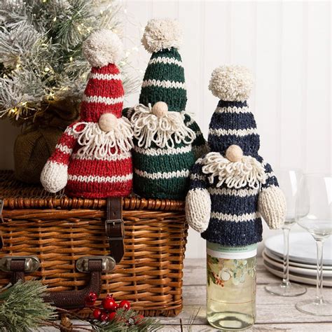 Christmas Gonk Knitting Kit Easy Knitting Kit Gonk Tree Topper