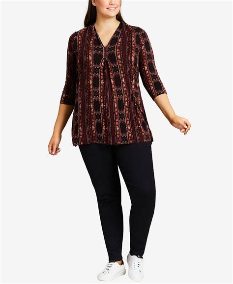 Avenue Plus Size Tall Butter Denim Black Skinny Jeans Macys