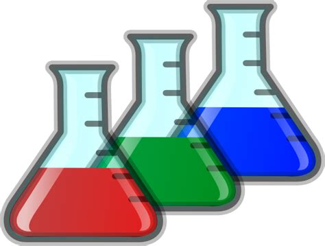 Colored Beakers Clip Art at Clker.com - vector clip art online, royalty ...