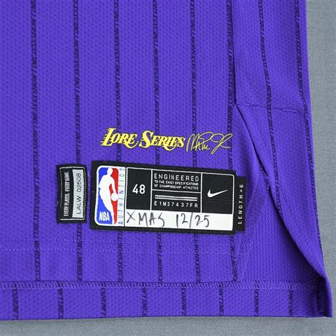 Rajon Rondo Los Angeles Lakers Christmas Day Game Worn City