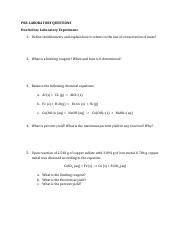 Pre Laboratory Questions 4 Pdf PRE LABORATORY QUESTIONS Due Before