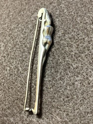 Vintage Jewelry Ottaviani Sterling Silver Nude Naked Lady Brooch EBay