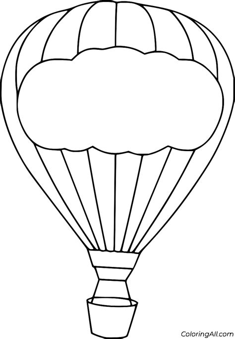 Hot Air Balloon Template Printable Prntbl Concejomunicipaldechinu Gov Co