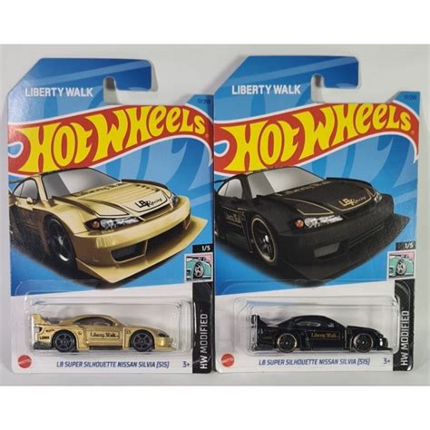 Hot Wheels LB Super Silhouette Nissan Silvia S Liberty Walk Black Gold Shopee Singapore