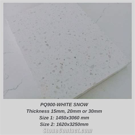 White Snow Quartz Engineered Stone Slabs from Viet Nam - StoneContact.com