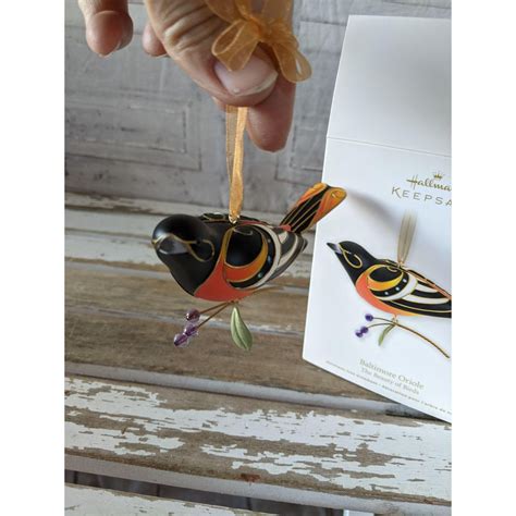 Hallmark Baltimore Oriole Beauty Of Birds 2011 Ornament Xmas Etsy