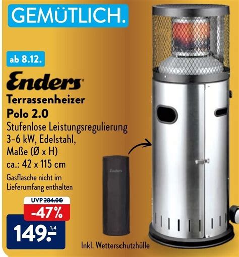 Enders Terrassenheizer Polo 2 0 Angebot Bei Aldi Nord