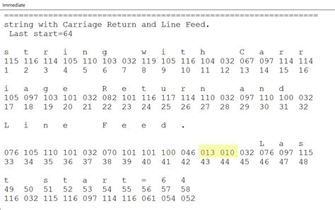 What Is Ascii For Each Character