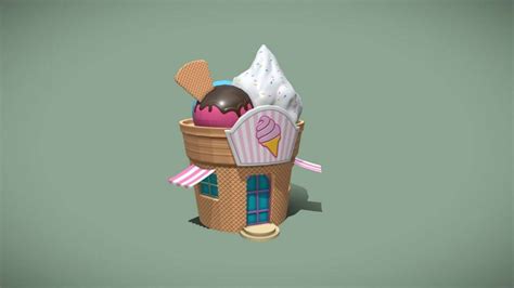 Ice Cream Building Deep3dsea