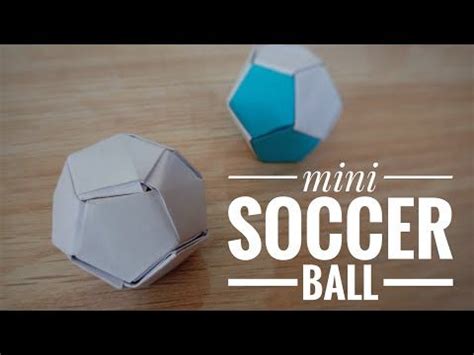 How To Make Paper Soccer Ball Origami Football Paper Ball Origami