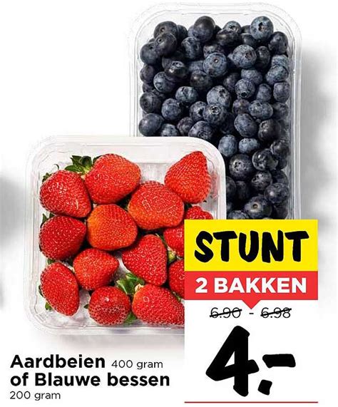 Aardbeien Of Blauwe Bessen Aanbieding Bij Vomar Folders Nl