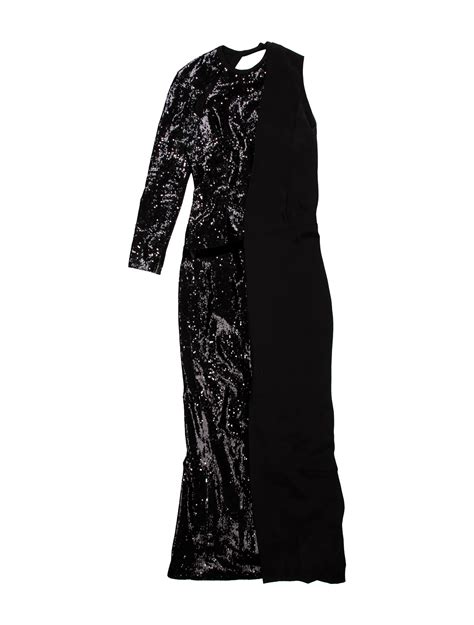 Bibhu Mohapatra Scoop Neck Long Dress Black Dresses Clothing