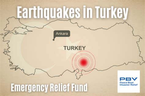 Turkey Earthquakes 2023 Emergency Relief Fund Launched Peace Boat US