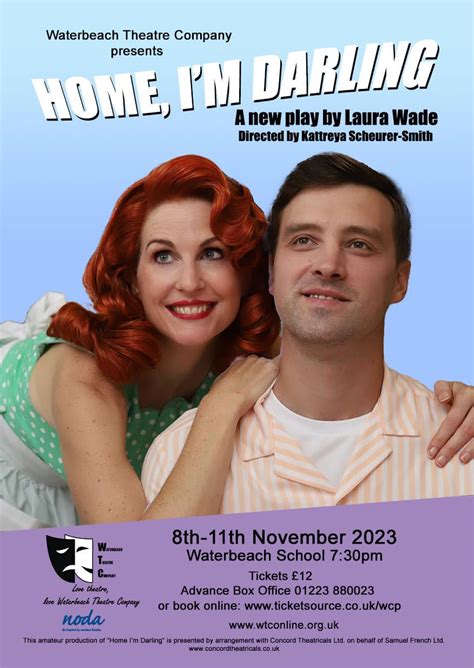 The Official Poster For Waterbeach Theatre Company Wtc