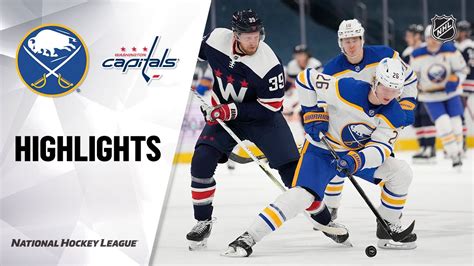 Sabres Capitals Nhl Highlights Youtube