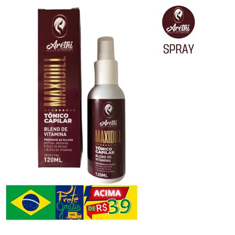 Tonico Capilar Para Queda De Cabelo - Tratamento Para Queda de Cabelo - Tônico Capilar Maxidill | Shopee Brasil