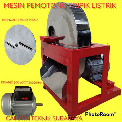 Jual PROMO MESIN PEMOTONG PERAJANG KRIPIK UBI UBIAN LISTRIK 200 WATT