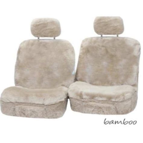 Snugseat™ Sheepskin Seat Covers 30mm Front Pair For Nissan Patrol Y62 The Organised Auto