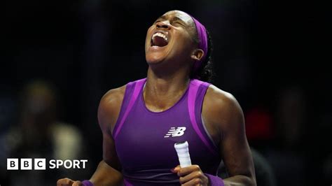 WTA Finals Coco Gauff Beats Zheng Qinwen In Remarkable Final BBC Sport