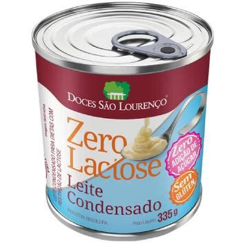 Leite Condensado Zero Açucar E Zero Lactose - Leite Condensado Zero Lactose Zero Açúcar Sl 335G - São Lourenço ...
