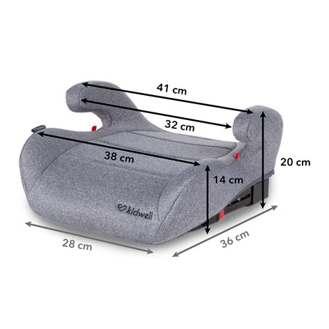 Бустер Kidwell BAXTER Isofix 15-36 кг Grey - купить Автокресла бустеры ...