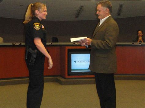 Mayor Swears In New Rosemount Police Officer Apple Valley Mn Patch