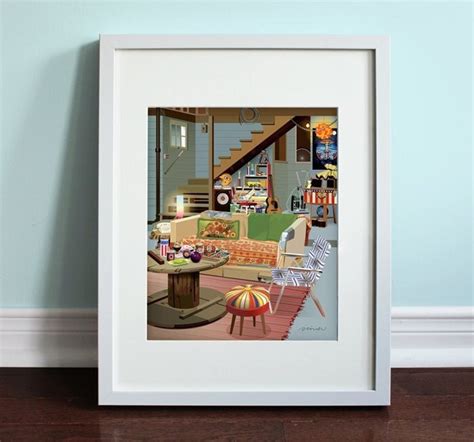 Eric's Basement That '70s Show Inspired, TV Show Art Print, TV Sitcom ...