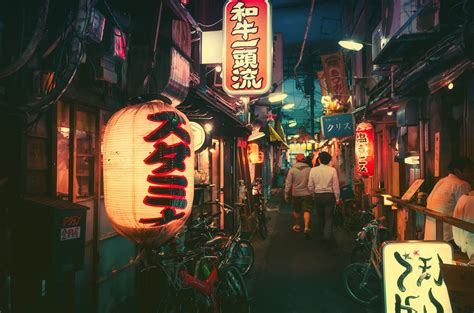 Fondos De Pantalla Jap N Ciudad Calle Noche Ne N La Carretera