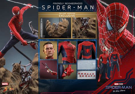 Hot Toys Mms Spider Man No Way Home Friendly Neighborhood Spider Man Deluxe Version