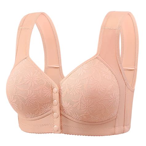 FDGIU Plus Size Women S Lacey Bras Bralettes Wireless Push Up Lingerie With Lift Lace