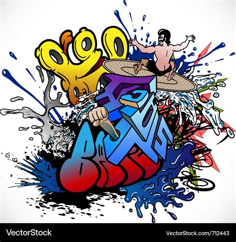 Graffiti Royalty Free Vector Image Vectorstock