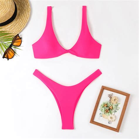 Sunflower Bikini Top Sleeves Sexy Bikini Swimsuit Women Swimwear Push Up Bikini Set Thong
