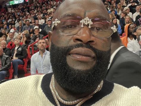 Rick Ross: It's a bawwwwwwwwse glow-up from the Miami Heat game