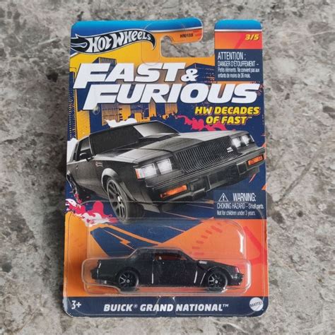 Hot Wheels Seri Fast And Furious Decade Of Fast Buick Grand National Black Hw Series Lazada