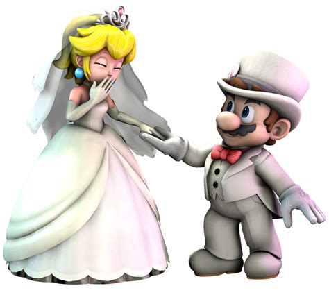 Sfm Mario And Peach Wedding Render By Inkbennie On Deviantart