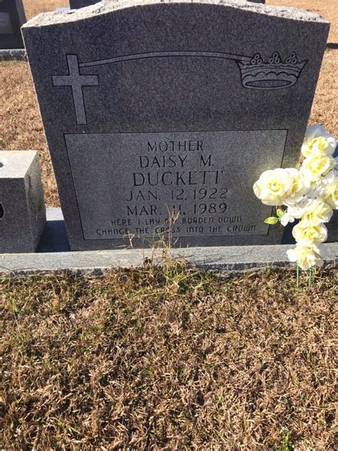 Daisy Millwood Duckett 1925 1989 Find A Grave Gedenkplek