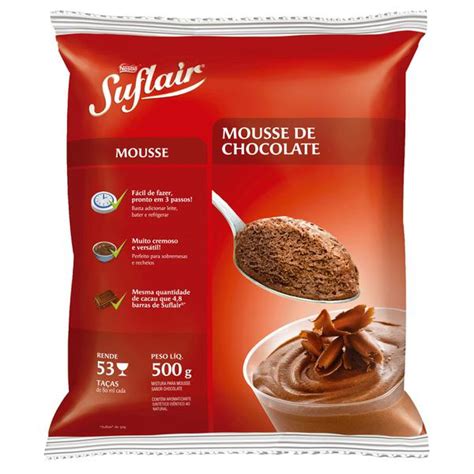 Green Fruit Choc Po Nestle Suflair Mousse Choc Pct 500g