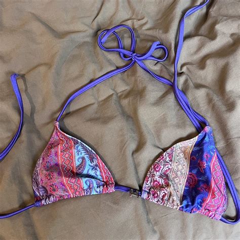Tigerlily Bikini Top Worn Once Or Twice Size Aus Depop