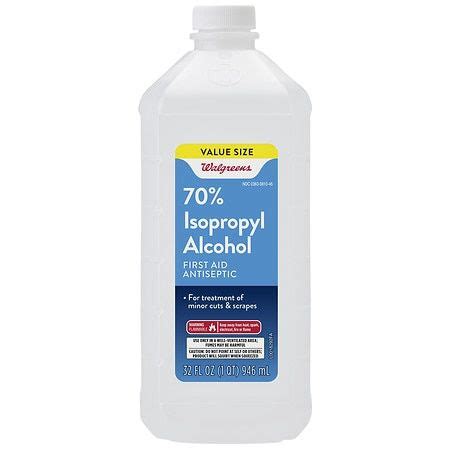 Walgreens 70 Isopropyl Alcohol Antiseptic Alcohol Grocery Sales