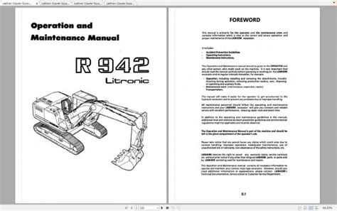 Liebherr Crawler Excavator R Litronic Operator S Manual